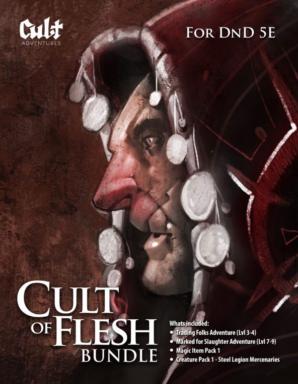 Image of a Cultist for the Cult of Flesh (5E) bundle by Cult Adventures