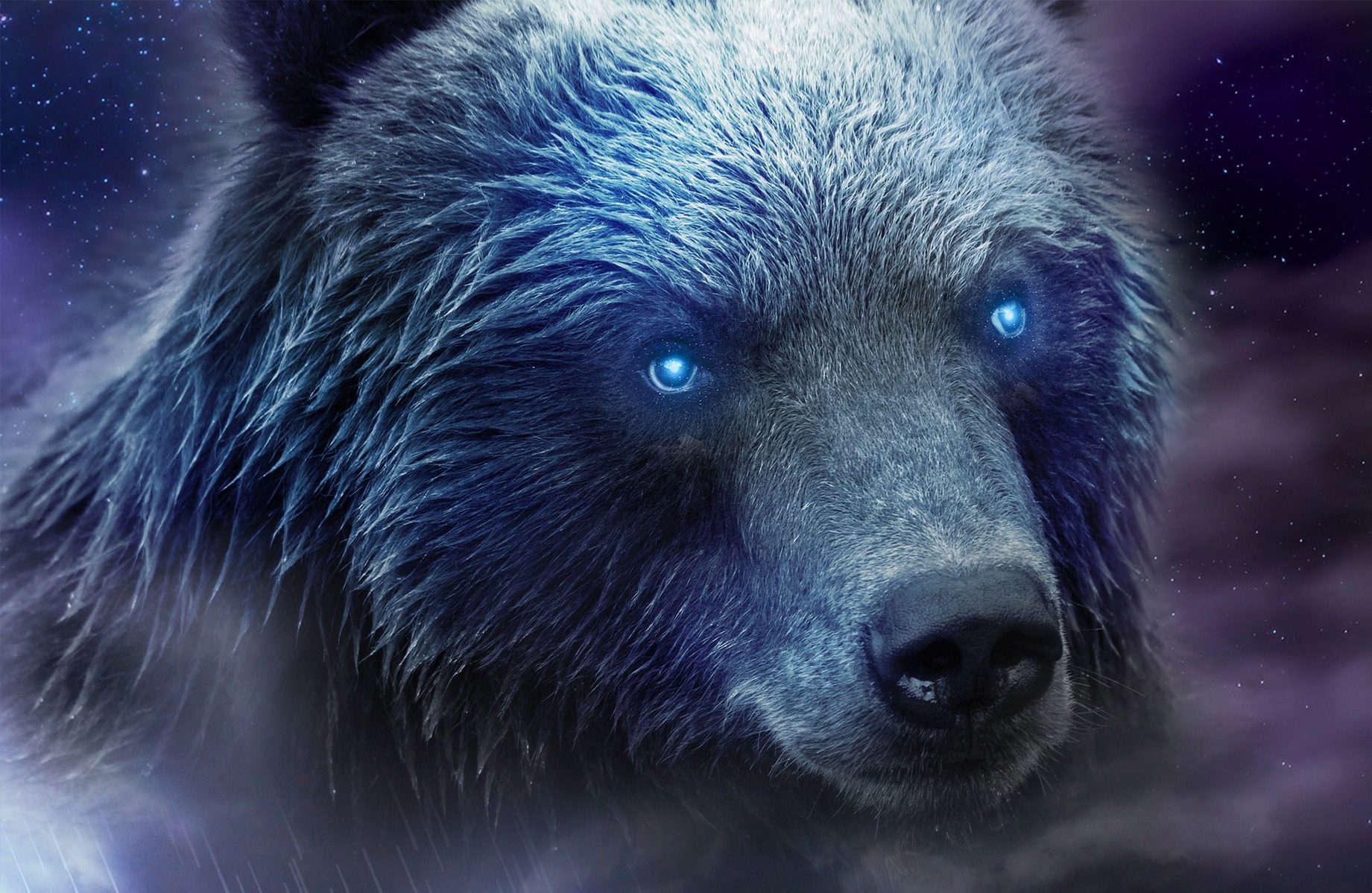 Image of bear for the Spirit Bear free DnD 5e homebrew creature by Cult Adventures